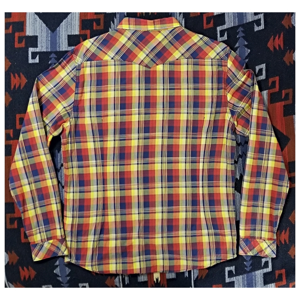VINTAGE LEE WESTERN SHIRT- MEN'S SIZE XLARGE - Picture 7 of 7
